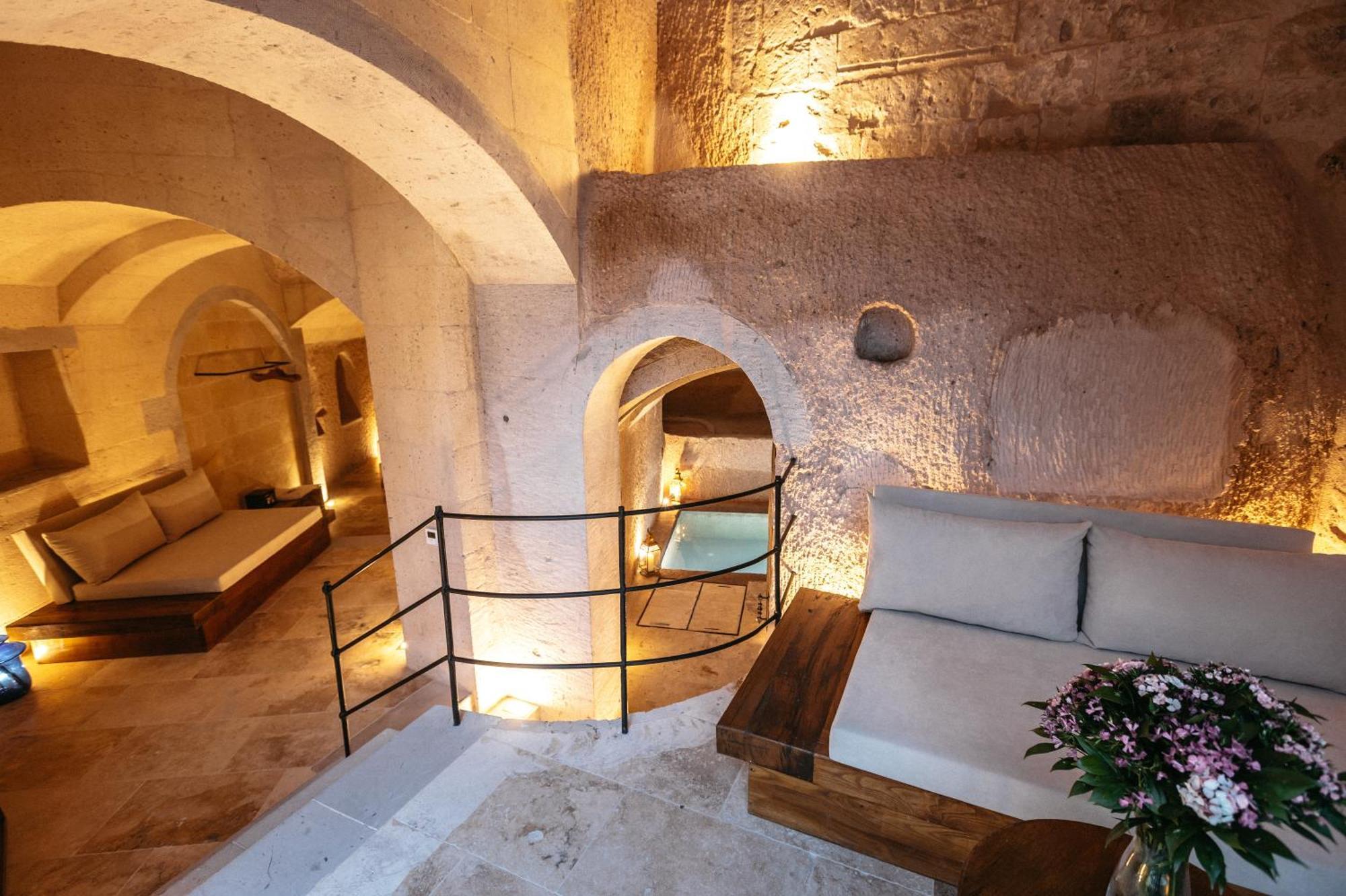 Millstone Cave Suites Hotel Uçhisar Eksteriør billede